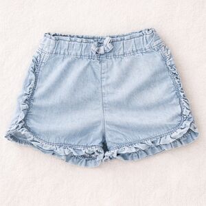 Elfindoll Classic Baby Girl Denim Ruffle Shorts | Size 70–80 cm (8–15 Months) |